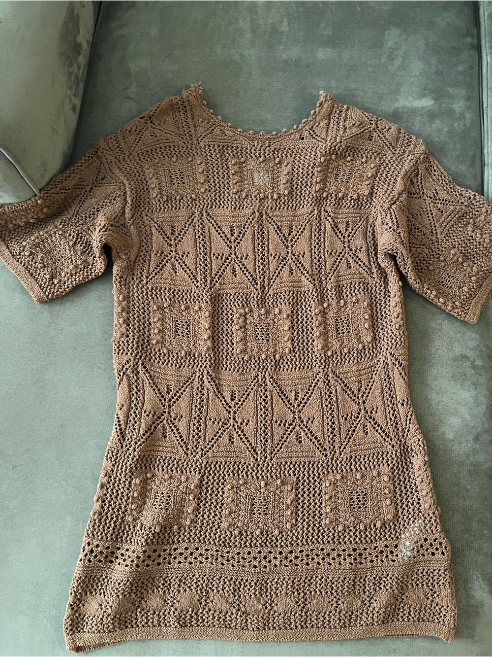 Zara Crochet Knit Dress - NWT